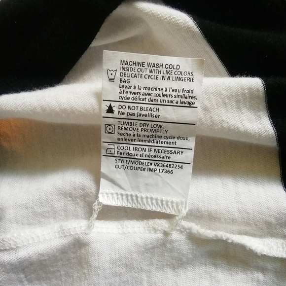 Vince striped long sleeves t-shirt size S - Picture 4 of 5